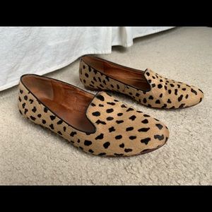 Madewell calf hair loafers